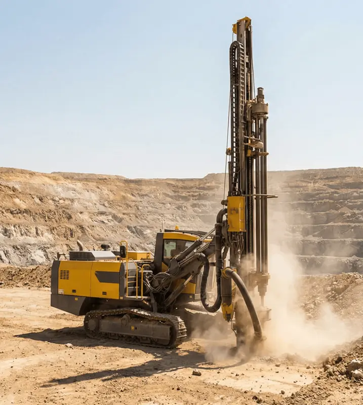 Mining Drill Operation